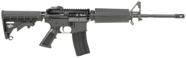 Bushmaster 0010011BLK M4 Patrolman's  5.56x45mm NATO 16" 30+1 Black Rec/Barrel Black 6 Position Collapsible Stock Black Polymer Grip A2 Front Sight Right Hand