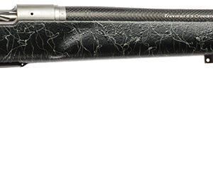 Christensen Arms 8011000300 Traverse  6.5 Creedmoor 4+1 24" Threaded Barrel, Natural Stainless, Black with Gray Webbing Stock