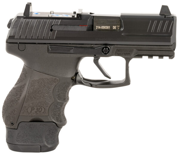 Langdon Tactical Tech LTTLP30SKFTJRDO P30SK LEM DAO 9mm Luger 10+1(2)/13+1(1) 3.30", Black, Polymer Picatinny Rail Frame, RMR Optic Cut Slide, Grayguns Flat Face Trigger w/Trigger Job