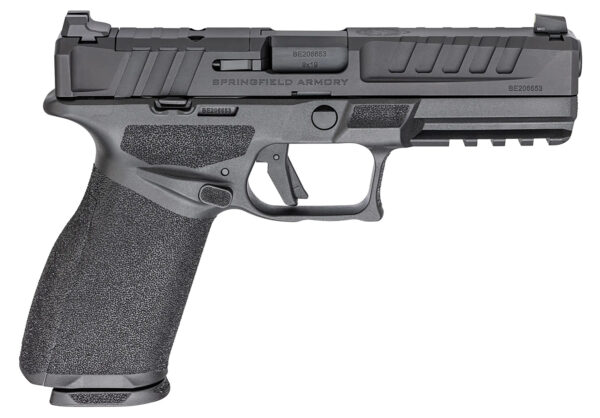 Springfield Armory EC9459BLCU Echelon  9mm Luger 10+1 4.50" Black Melonite Steel Barrel & Optic Ready/Serrated Steel Slide, Black Polymer Frame w/Picatinny Rail, Textured Grip