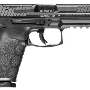 HK 81001066 VP9A1 F Full Size Frame 9mm Luger 10+1 4.53" Black Steel Barrel, Optic Ready/Serrated Steel Slide, Black Polymer Frame w/Picatinny Rail, Interchangeable Backstrap Grip, Ambidextrous