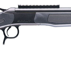 CVA CR4437 Scout  308 Win 1rd 20" Blued Threaded Barrel, Blued Picatinny Rail Receiver, Stealth Gray Fixed Synthetic Stock