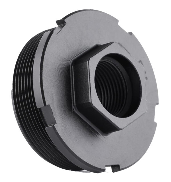 Dead Air LT313 HUB Direct Thread Mount 11/16"x24 4140 HT Alloy Steel Black Nitride