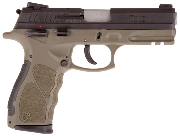 Taurus 1-TH40041O TH  Full Size Frame 40 S&W 15+1 4.25" Matte Stainless Steel Barrel, Matte Black Alloy Steel Serrated Slide, OD Green Polymer Frame