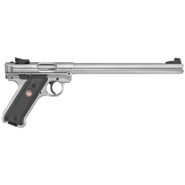 RUGER MRK IV TRGT 22LR 10" STS CHCKRD BLK GRP ADJ SIGHT 10RD