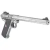 RUGER MRK IV TRGT 22LR 10" STS CHCKRD BLK GRP ADJ SIGHT 10RD - Image 2