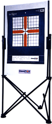 CHAMPION PAPER TARGET HOLDER - STAND W/CARRYING CASE BLACK