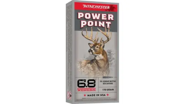 WINCHESTER SUPER X POWER POINT 6.8WST 170G 20RD BX 200RD CASE