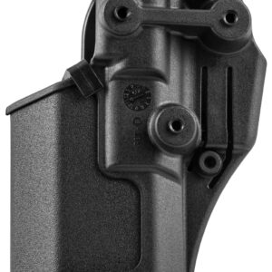 Blackhawk 410512BKR Serpa CQC  OWB Size 12 Matte Black Polymer Belt Loop/Paddle Fits Ruger P95 Right Hand