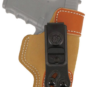 DeSantis Gunhide 106NA77Z0 Sof-Tuck  IWB Tan Leather/Suede Belt Clip Fits Springfield XD 9/40 Fits 3" Barrel Right Hand