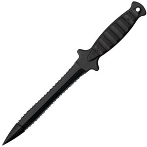 FGX WASP - BLACK, SPEAR POINT, SERRATED EDGE, 7" BLADE