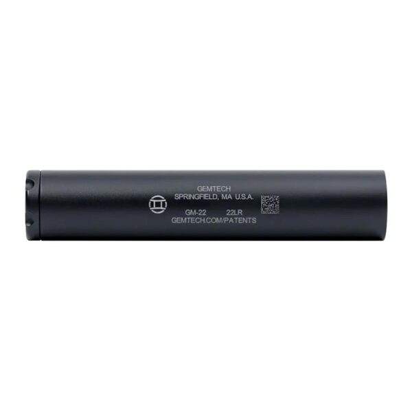USED Gemtech GM-22 Suppressor .22 LR 5" 1/2x28 Thread Black