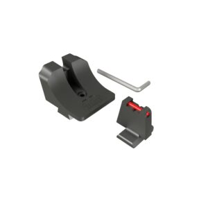 Canik Warren Tactical Suppressor Sight Fiber Front Wide Blacked Out Rear