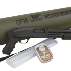 MOSSBERG 500 JIC PISTOL GRP, 12G 18.5" 5RD BLK, KIT IN A CAN