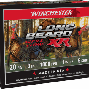 WINCHESTER LONG BEARD XR 20G 3" #5  1.25OZ 10RD 100RD CS