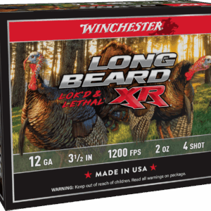 WINCHESTER LONG BEARD XR 12G 3.5" #4 2OZ 10RD BX 100RD CS