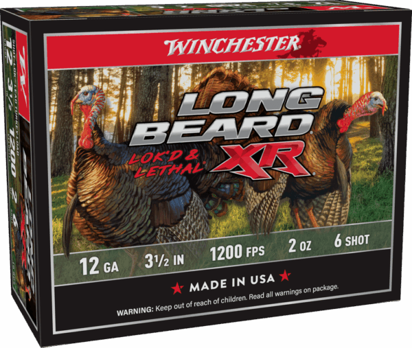 WINCHESTER LONG BEARD XR 12G 3.5" #6 2OZ 10RD BX 100RD CS