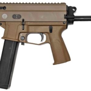 Grand Power Stribog SP45A3 .45 ACP Semi-Auto Pistol - FDE | 8" Threaded Barrel | 3x 20rd Mags | SB PDW
