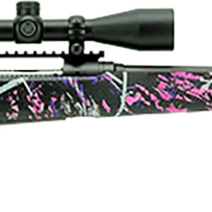 Savage Arms 57339 110 Apex Hunter XP 308 Win 4+1 20", Matte Black Metal, Muddy Girl Synthetic Stock, Vortex Crossfire II 3-9x40mm Scope