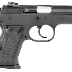 Tanfoglio TFCOMBATC9 Combat  Compact Frame 9mm Luger 13+1, 3.62" Stainless Steel Barrel, Black Serrated Steel Slide & Frame w/Beavertail, Black Polymer Grip