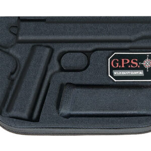 GPS Bags 907PC Custom Molded  w/ Lockable Zippers Internal Mag Holder & Black Finish for Glock 17/19/22/23/26/27