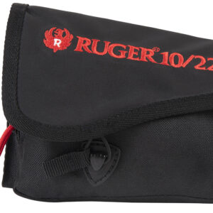 Ruger 27222 Buttstock Pouch  Black Cordura