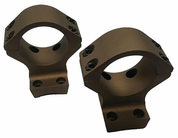 Talley HC940735 Scope Mount/Ring Combo  Burnt Bronze Aluminum 1" Tube X-Bolt Medium Rings Short/Long Action 0 MOA