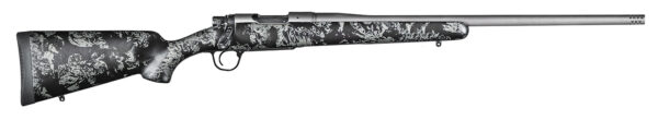 Christensen Arms 8010107400 Mesa FFT 6.5 PRC 4+1 20" Threaded Barrel, Tungsten Gray Cerakote, Black with Gray Webbing Stock