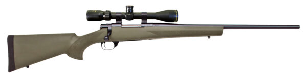 Howa HGP2243G M1500 Gamepro Gen2 243 Win 5+1 22" Blued Steel Barrel, Blued Steel Receiver, Green Hogue OverMolded Synthetic Stock Includes Nikko Stirling GamePro 3.5-10x44mm Scope