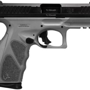 Taurus 1TS9SR041GR TS9  9mm Luger 17+1 4" Matte Black Steel Barrel, Matte Black Serrated Slide, Gray Polymer Frame w/Picatinny Rail, Gray Polymer Grip w/Interchangeable Backstraps