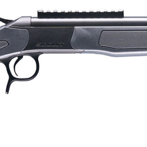 CVA CR4435 Scout  243 Win 1rd 20" Blued Threaded Barrel, Blued Picatinny Rail Receiver, Stealth Gray Fixed Synthetic Stock