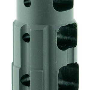 Strike Industries TCCOMP223 Triple Crown Comp  Black Steel with 1/2"-28 tpi Threads, 2.63" OAL & 0.85" Diameter for 223 Rem, 5.56x45mm NATO AR-Platform