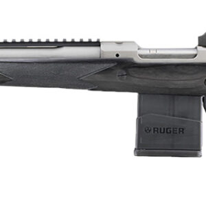Ruger 6821 Scout  308 Win 10+1 18" Matte Stainless Steel Barrel, Matte Stainless Steel Receiver w/Picatinny Rail, Black Laminate Adj LOP Stock, Left Hand