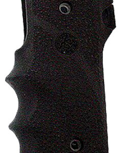 Hogue 82000 Rubber Grip  Black with Finger Grooves for Ruger Mark II, III