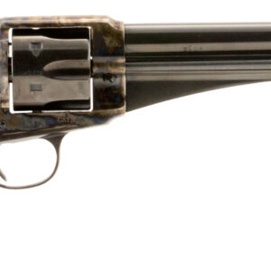 Taylors & Company 550378 1875 Army Outlaw 357 Mag Caliber with 7.50" Blued Finish Barrel, 6rd Capacity Blued Finish Cylinder, Color Case Hardened Finish Steel Frame & Walnut Grip