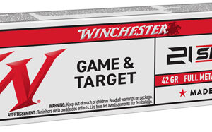 WINCHESTER USA 21 SHARP 42GR - FMJ 1325 FPS 100RD 20BX/CS