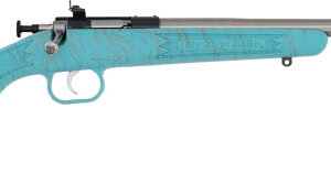 CRICKETT RIFLE G2 22LR BLUE - SYNTHETIC/GOLD WEB STAINLESS