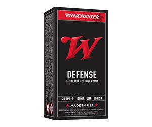 WIN USA 38SPL+P 125GR JHP 50/500