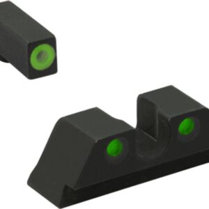 Meprolight ML40110 Hyper-Bright Green Ring Front/Green Rear Sights for Sig Sauer P-Frames