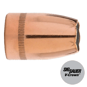 Sig Sauer V-Crown By Sierra Handgun Bullets 9mm .355" 124 gr. JHP Sig Sauer V-Crown 100/ct