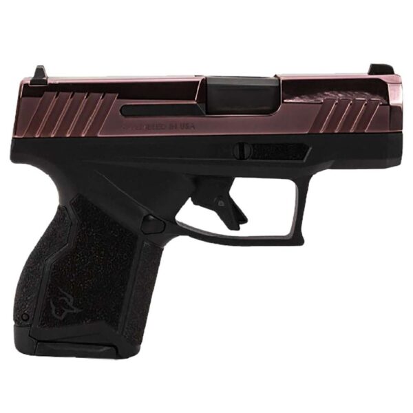 Taurus GX4 Handgun 9mm Luger 10rd Magazines (2) 3" Barrel Rose Gold Slide and Black