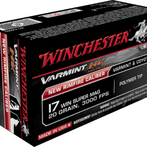 WINCHESTER VARMINT HV 17WSM 20GR PT 50RD BX 500RD CASE
