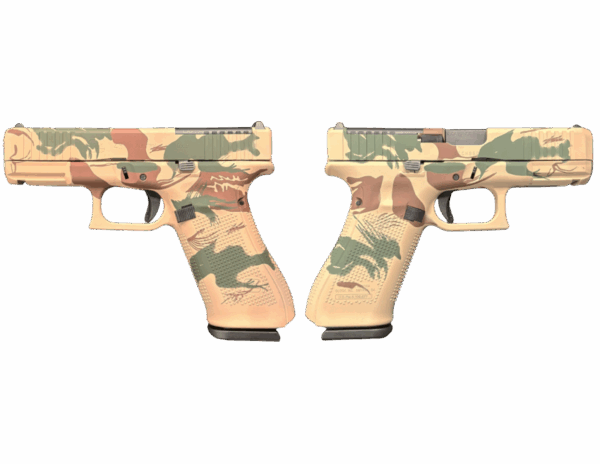 GLOCK 45 GEN 5 MOS RHODESIAN BRUSHSTROKE FS 9MM PISTOL FXD 5.5lb 3-17RD MAGS