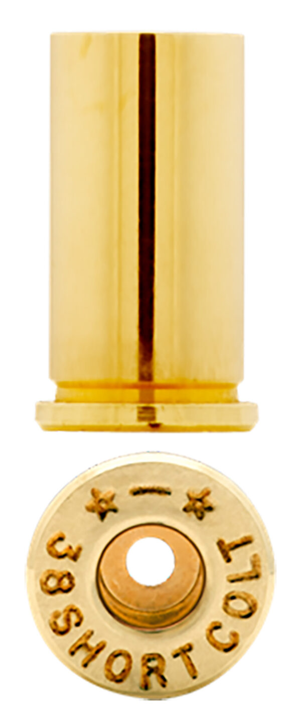 Starline Brass 38SCEUP100 Unprimed Cases  38 Short Colt Handgun Brass 100 Per Bag