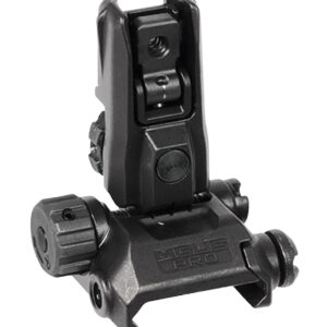 Magpul MAG527-BLK MBUS Pro LR Adjustable Sight Rear  Black Adjustable for AR-15