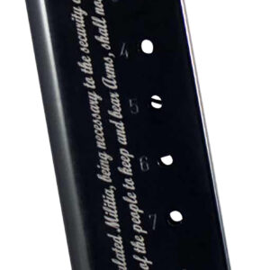Mec-Gar MGCG45082A Standard  8rd 45 ACP Fits 1911 Government Blued w.2nd Amendment Engraving Carbon Steel