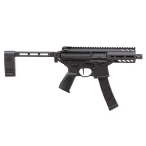 SIG SAUER OFF DUTY MPX 9MM PISTOL 4.5" BLACK 1-35RD MAG-NO BRACE--  LE ONLY