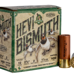 HEVI-Shot HS14702 HEVI-Bismuth  12Gauge 2.75" 1 1/4oz Bismuth 2Shot 25 Per Box/10 Case
