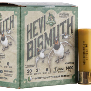 HEVI-Shot HS17006 HEVI-Bismuth  20Gauge 3" 1 1/8oz Bismuth 6Shot 25 Per Box/10 Case