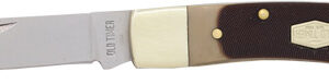 OLD TIMER KNIFE BEAR HEAD - 1-BLADE LOCKBACK 2.2" S/S DEL